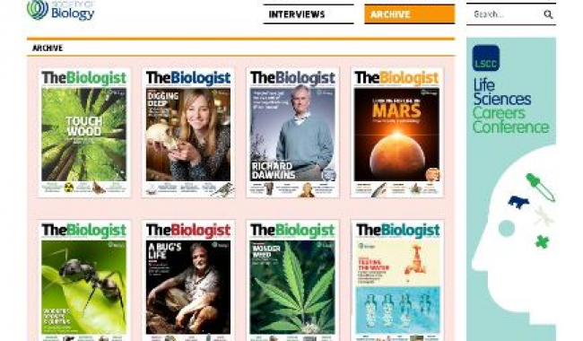 Biologist new website